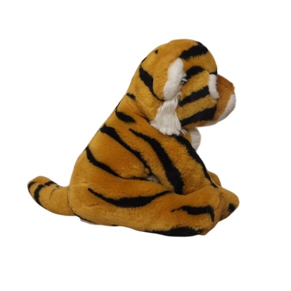 Vintage Animal Alley 10" Plush Sitting Tiger Cub Stuffed Animal Toy - Picture 2 of 5